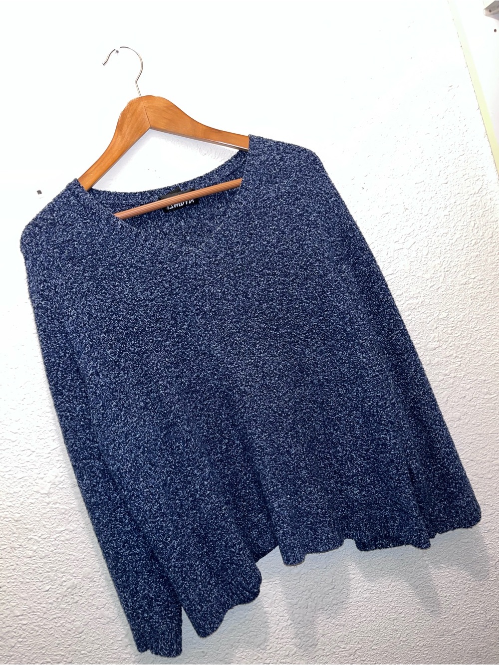 Classic Navy V-Neck Sweater — Soft Knit Pullover
